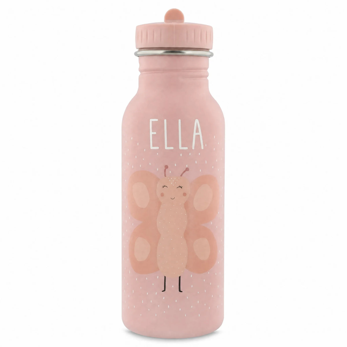 Trixie Trinkflasche Kinder Schmetterling, Tiermotiv-Detail mit Wunschname