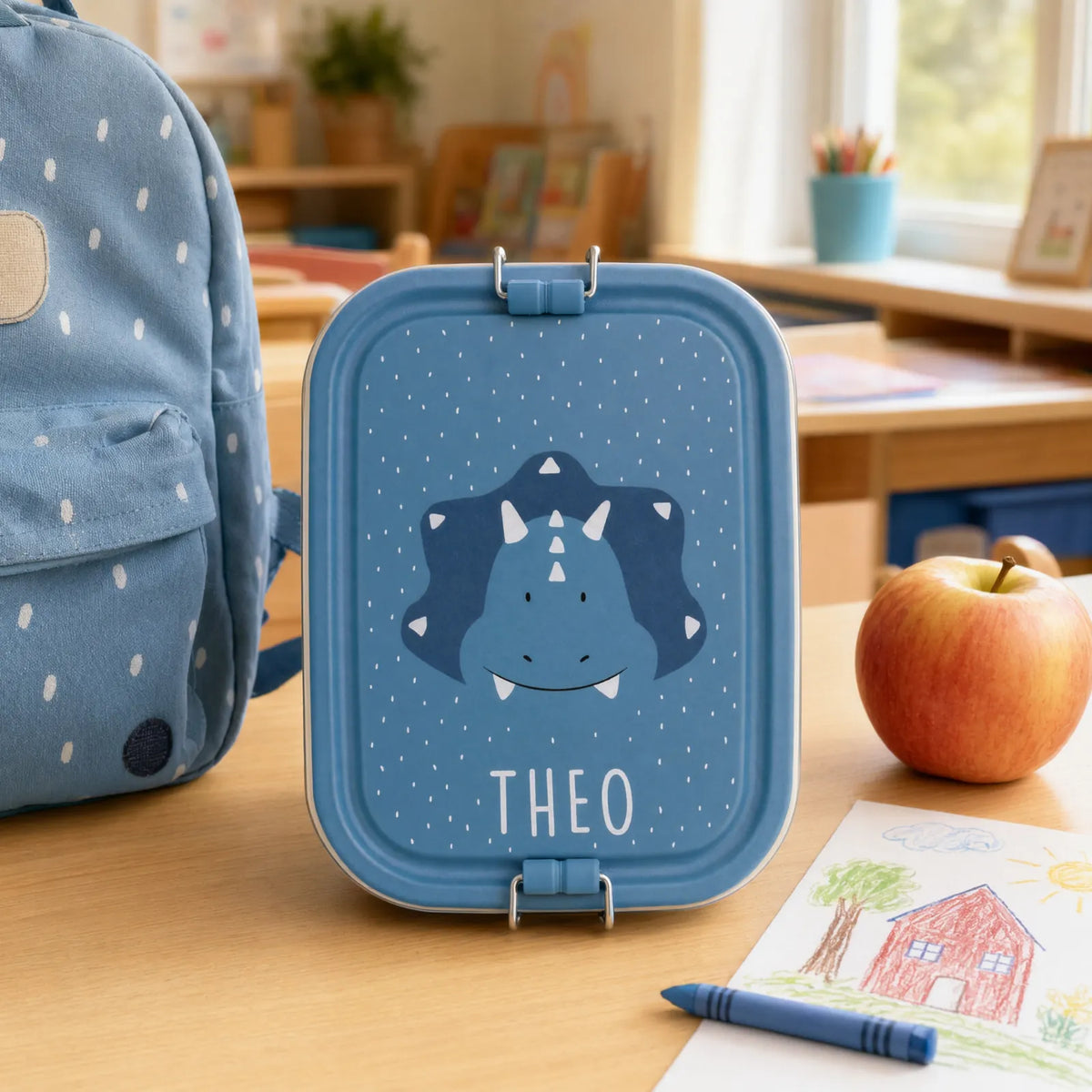 Trixie Brotdose Kinder Triceratops, mit dauerhafter Namensgravur