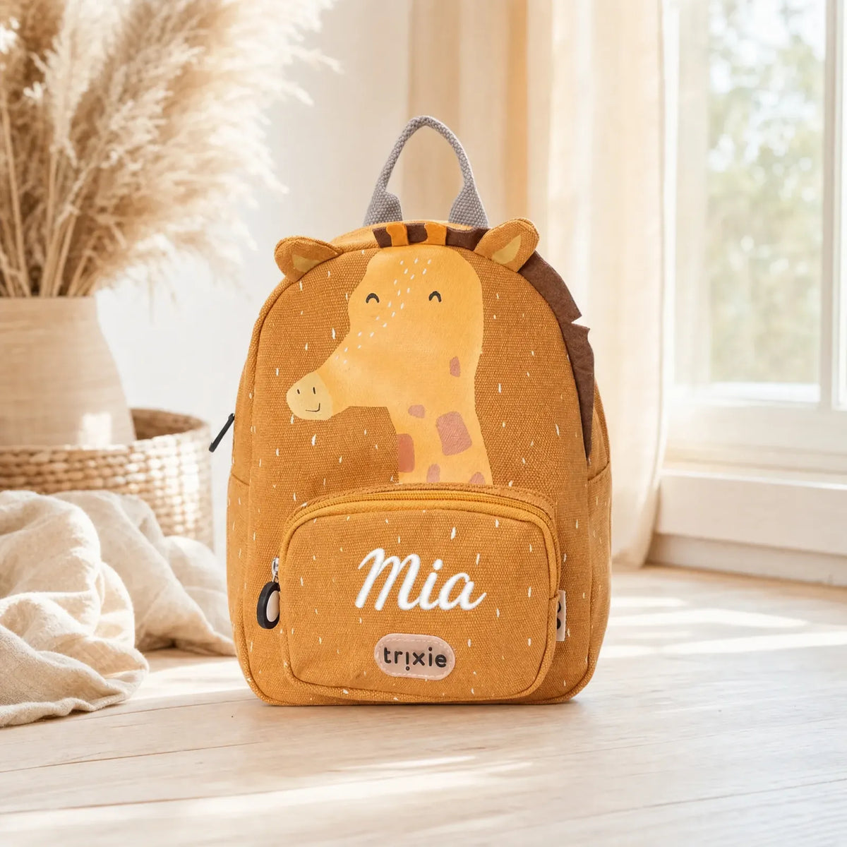 Trixie Kindergartenrucksack Giraffe, Groß 7,5 L, ab 3 Jahren