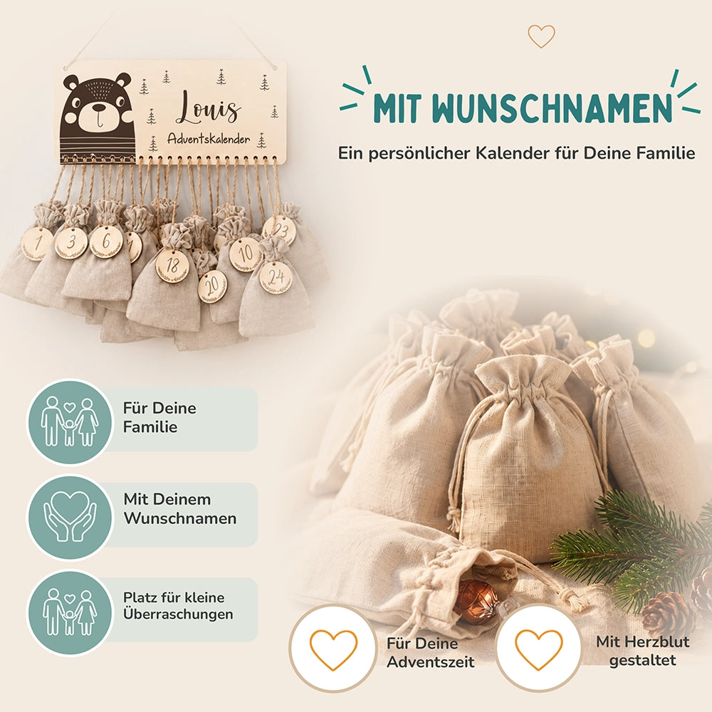 Adventskalender Kinder - Bär