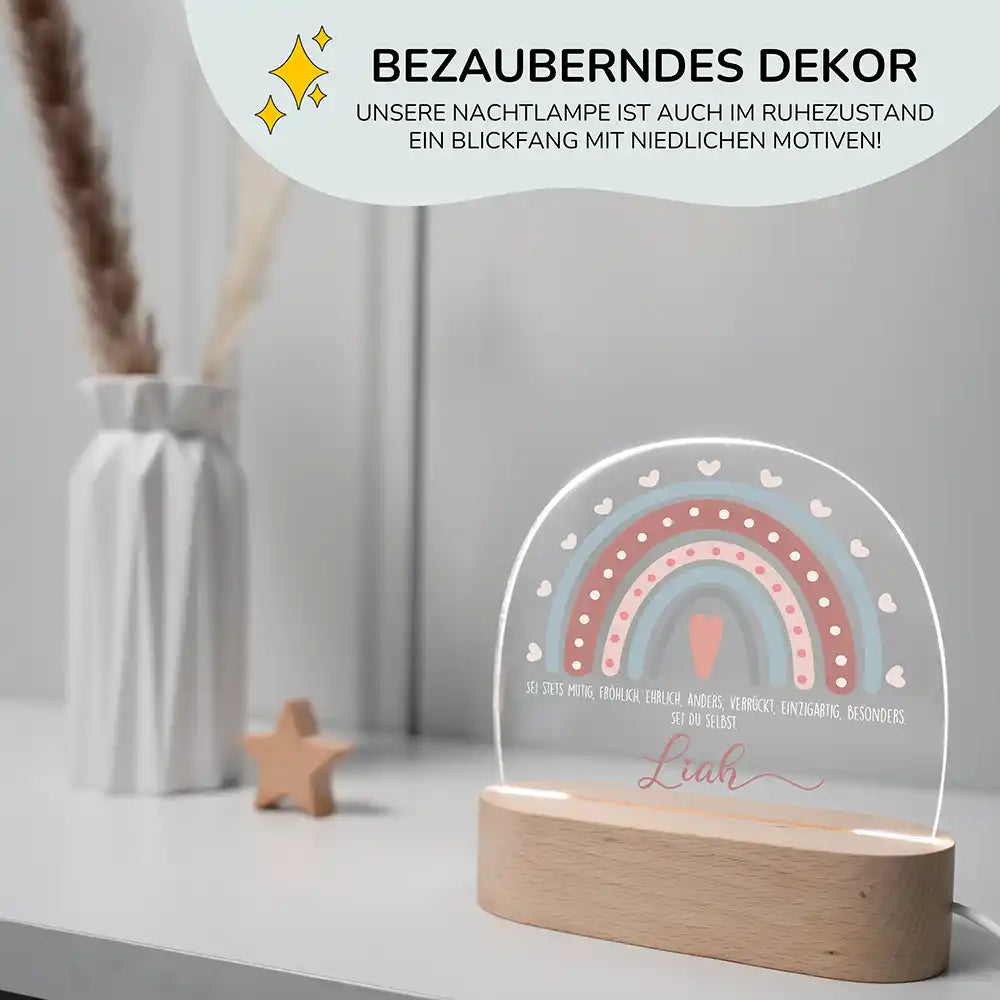 Kinderzimmer Bundle Regenbogen 4 Tonieregal + Nachtlicht
