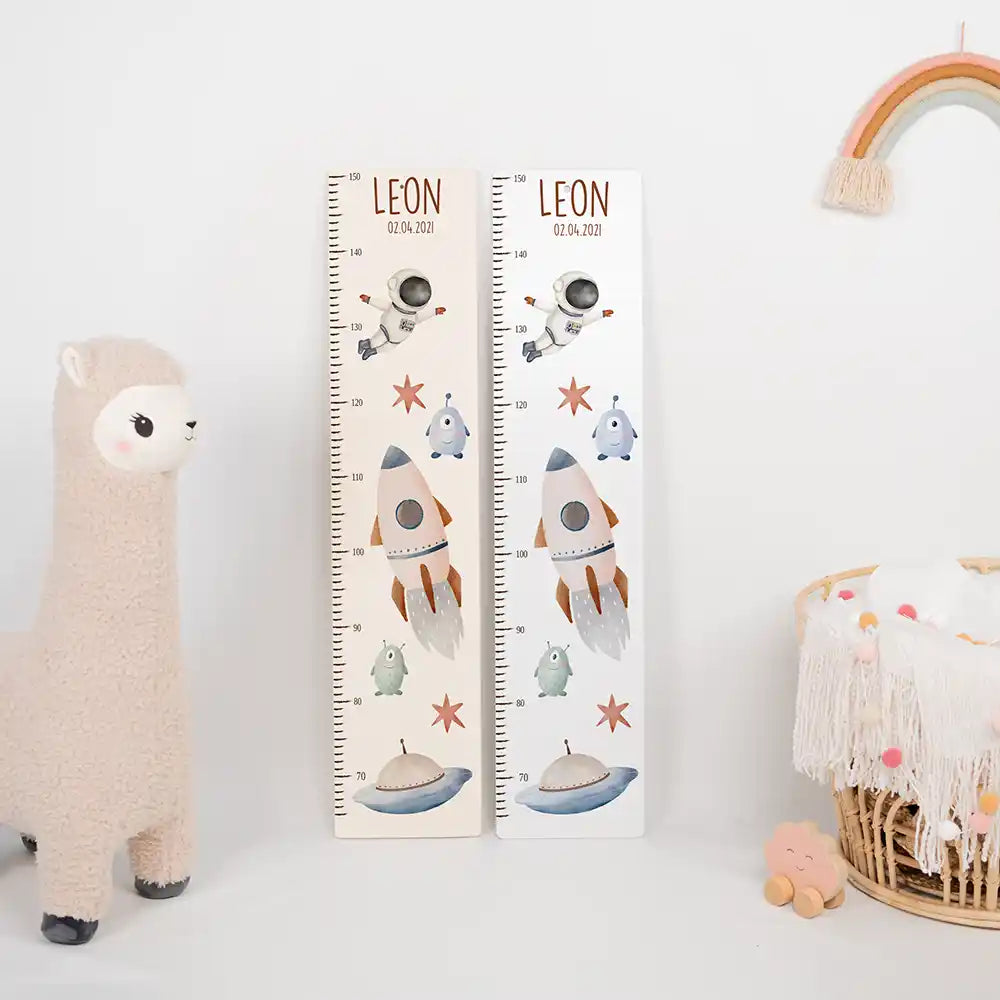 Messlatte Kinder Holz & Aluverbund - Astronaut