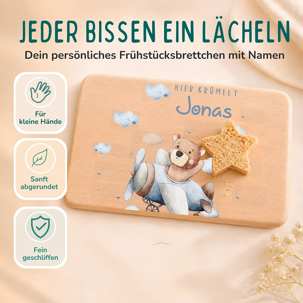 Frühstücksbrettchen Flugzeug