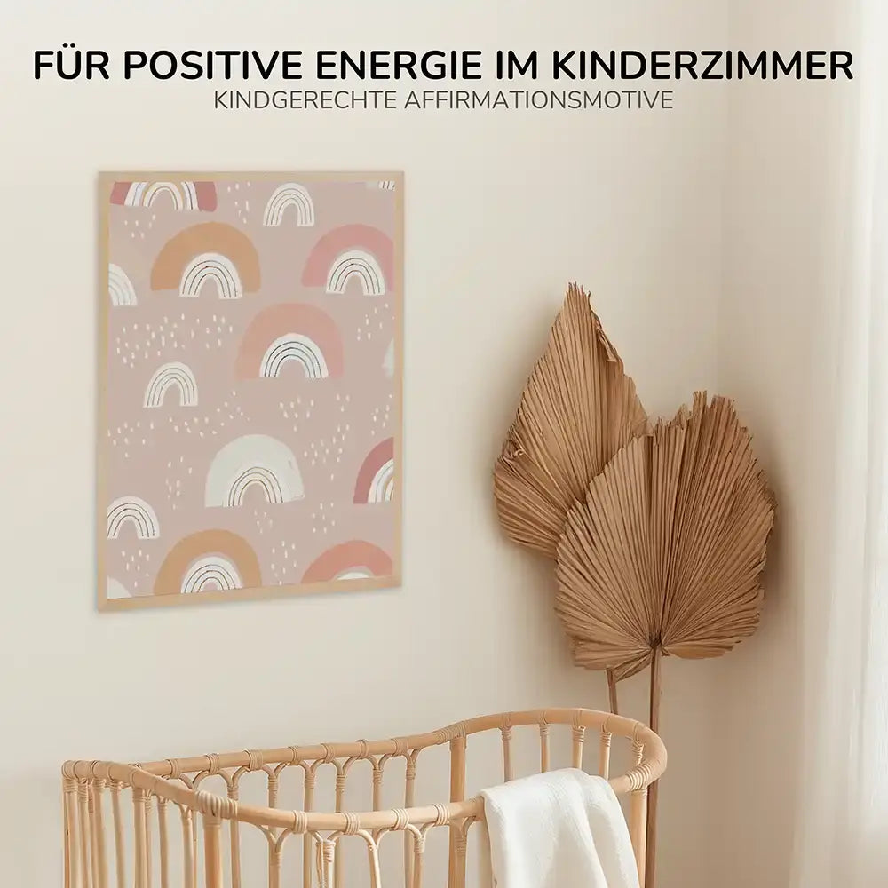 Poster 3er-Set - Regenbögen, Krokodil & Regenwetter fürs Kinderzimmer