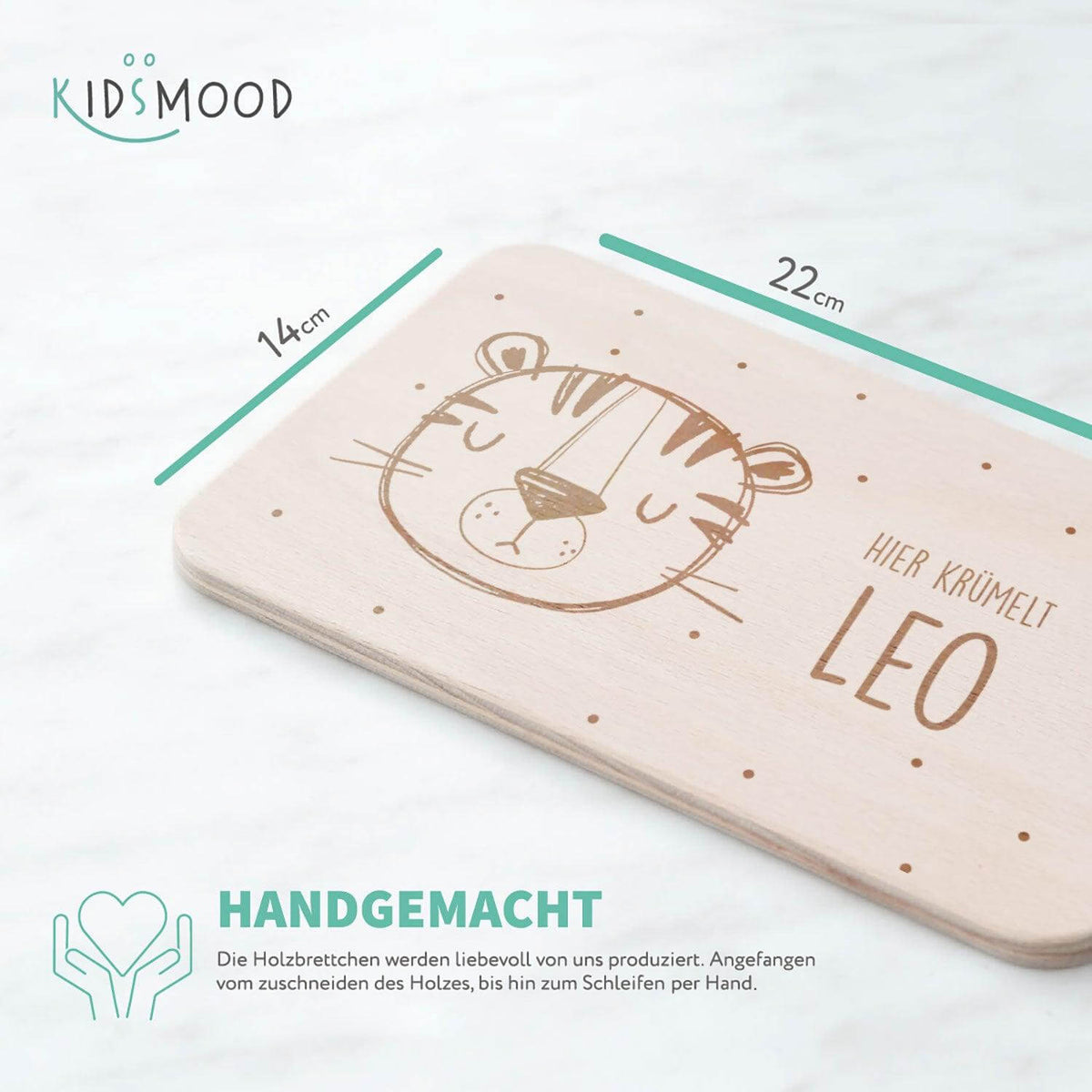 detailed view of personalized breakfast board