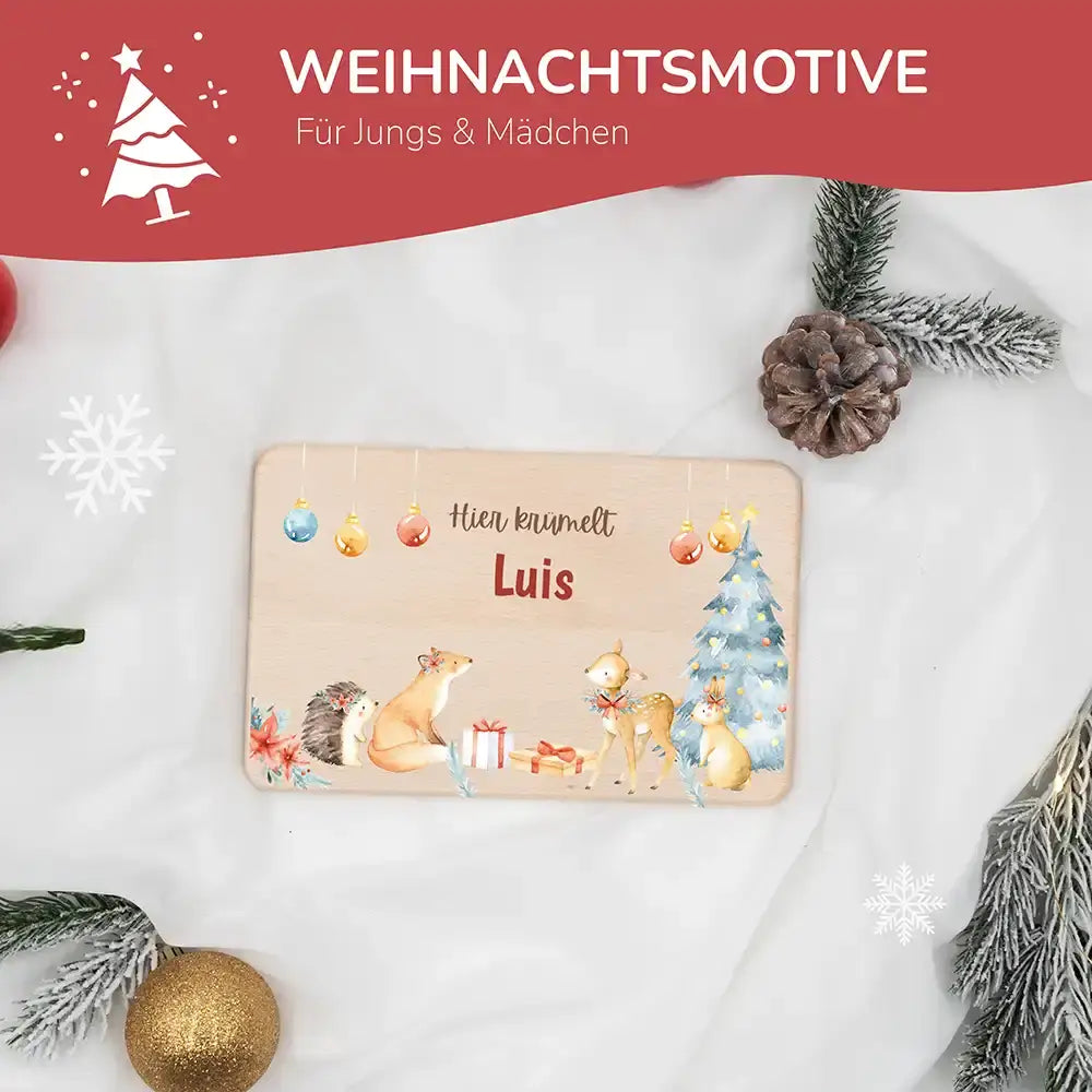 Frühstücksbrettchen Weihnachten - Weihnachtswunder