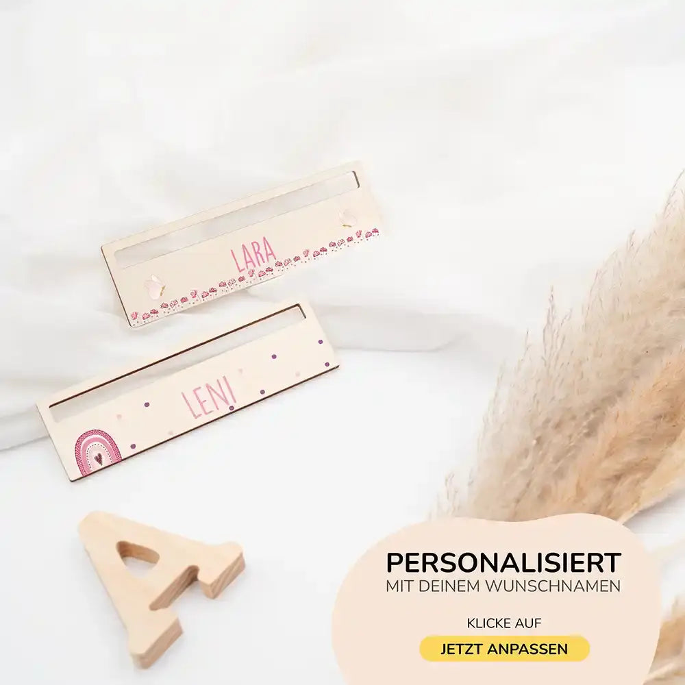 Lesehilfe personalisiert - Regenbogen
