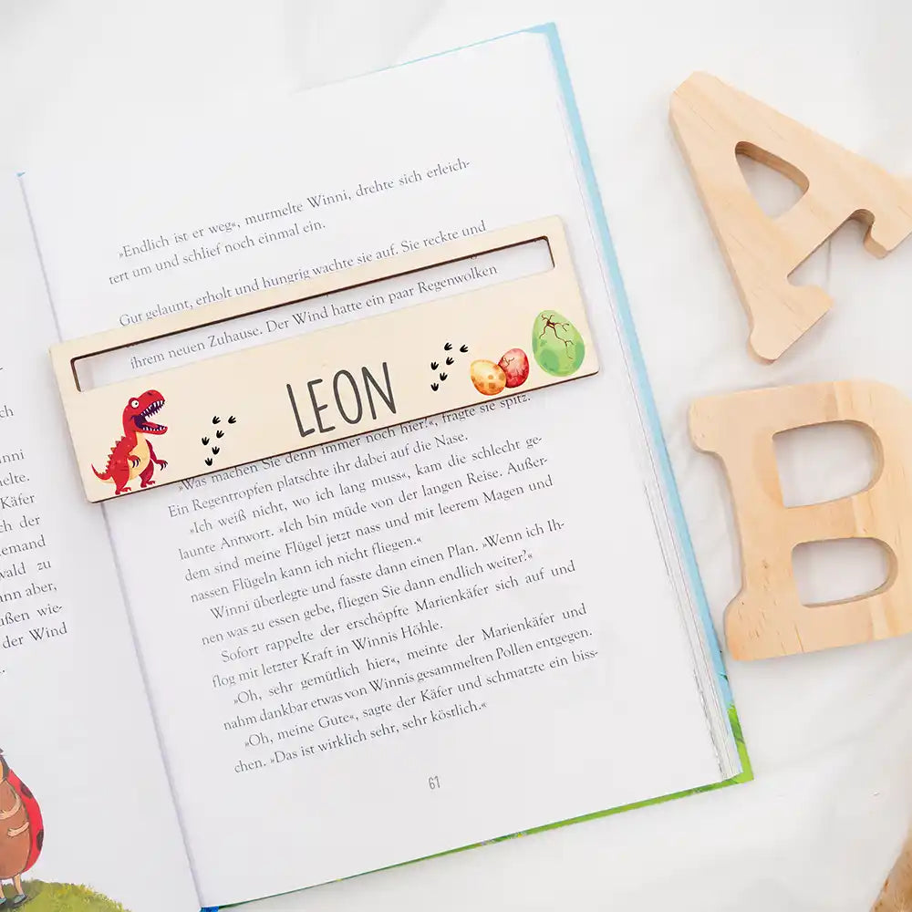 Lesehilfe personalisiert - Dinosaurier