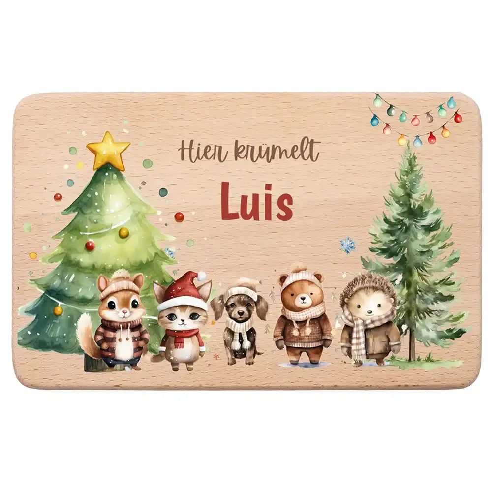 Frühstücksbrettchen Weihnachten - Weihnachtsbaum